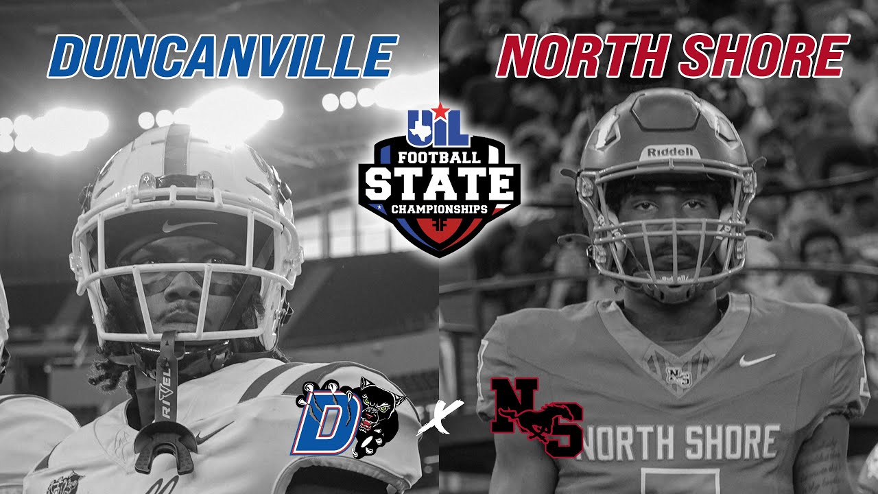 #8 Duncanville vs #15 North Shore 6A DI TEXAS HIGH SCHOOL FOOTBALL STATE CHAMPIONSHIP #txhsfb