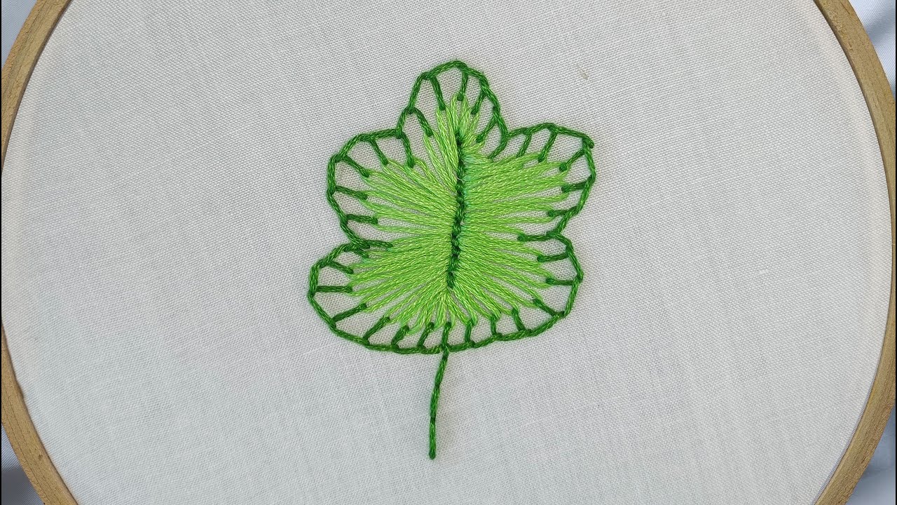 The Leaf  |  SY Embroidery