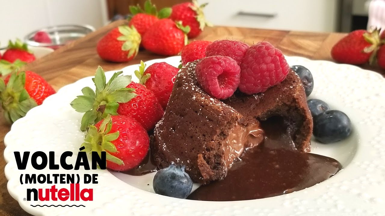 Volcán (Molten) de Nutella - Paloma Casanave - Miss Cupcakes