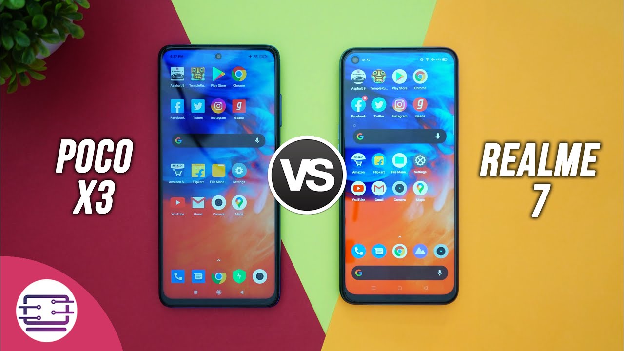 Poco X3 vs Realme7 Speedtest [Malayalam] SD732G vs Helio G95