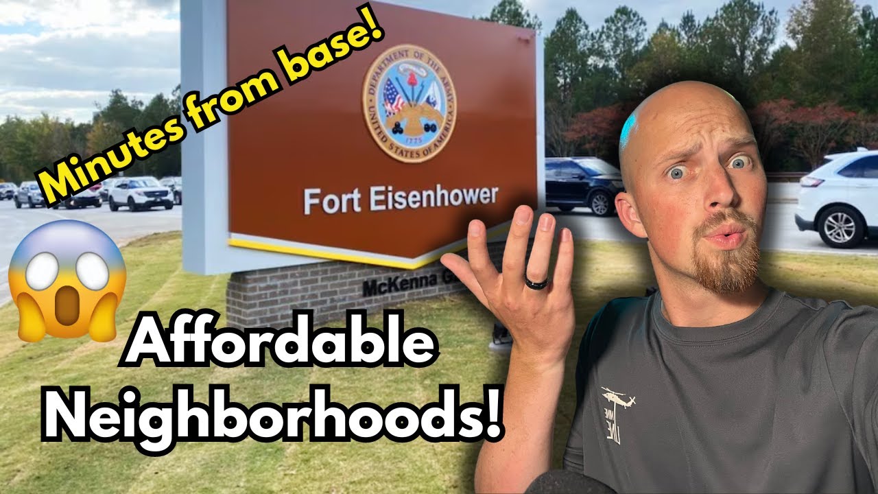 Top 3 AFFORDABLE Neighborhoods For Families PCSing to Ft. Eisenhower!