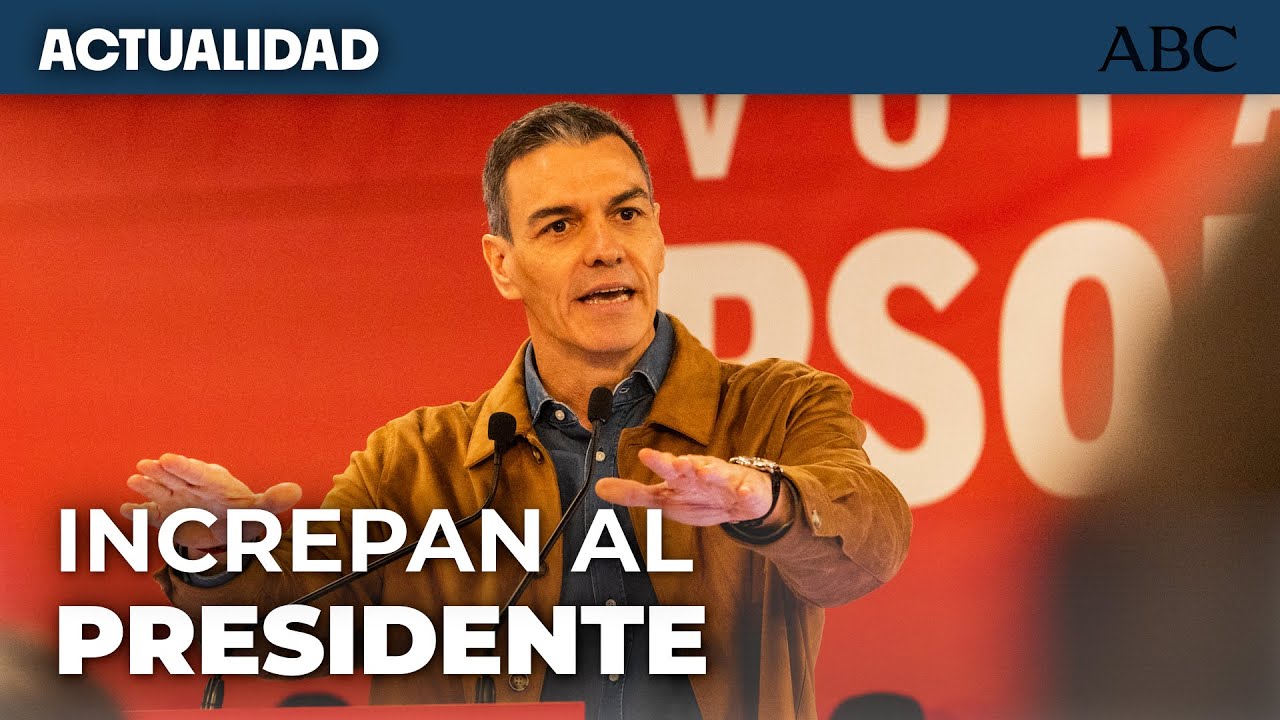 INSULTAN a PEDRO SÁNCHEZ en un MITIN del PSOE en TERUEL