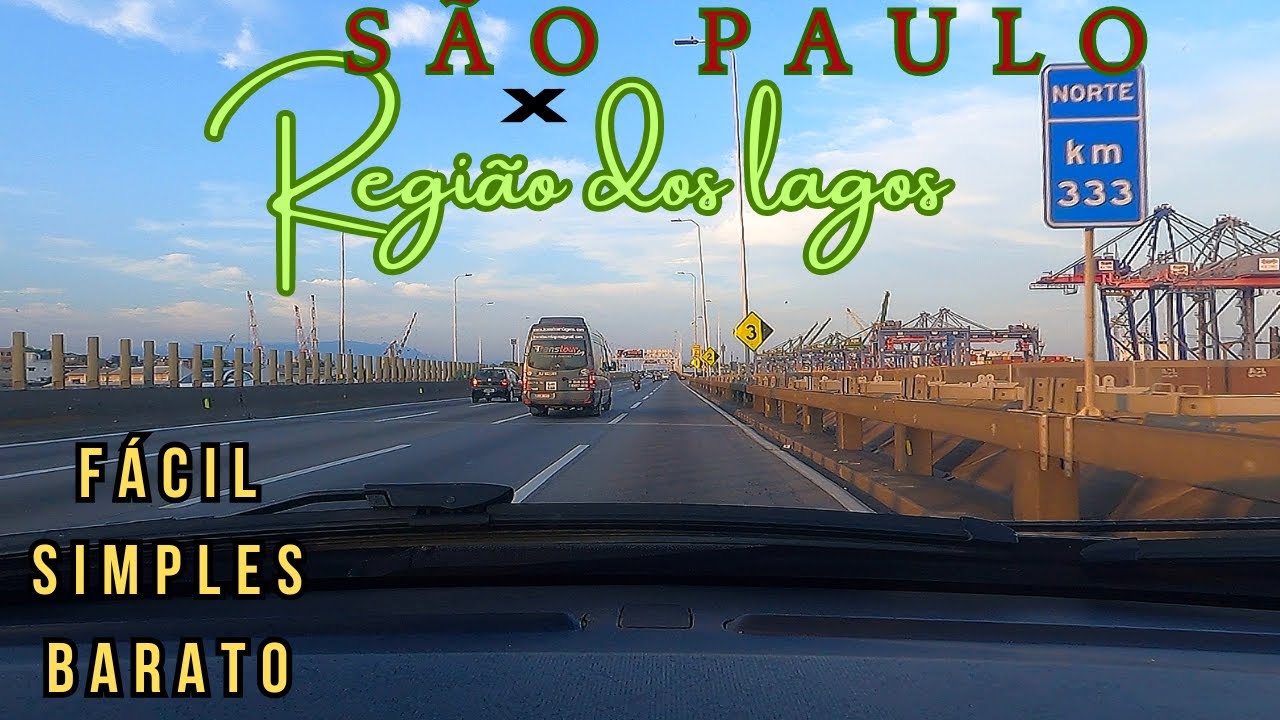 São Paulo x Região dos Lagos , Viagem , Como ir , Onibus , carro .Como chegar