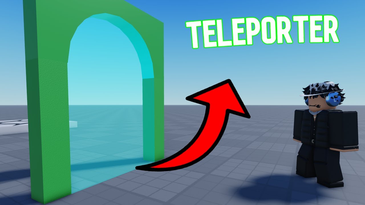 HOW TO MAKE a TELEPORTER in ROBLOX STUDIO!