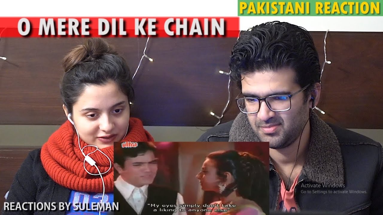 Pakistani Couple Reacts To O Mere Dil Ke Chain | Kishore Kumar | Mere Jeevan Saathi