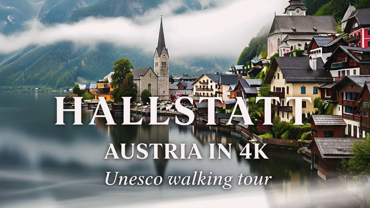 Hallstatt, Austria in 4K | Fairytale Walking Tour of UNESCO Village & Panoramic Views