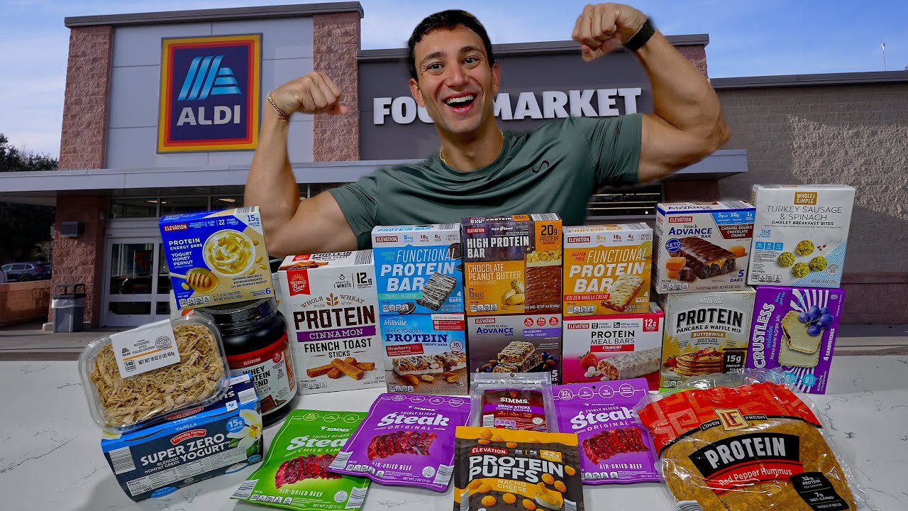 I Tried Every Single High Protein Aldi Grocery Item!
