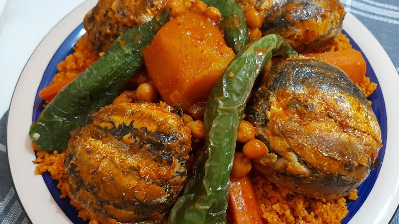 كسكسي بعصبان السردينة بنة على بنة