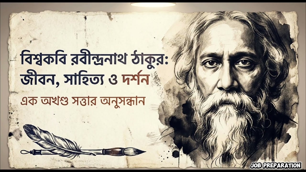 রবীন্দ্রনাথ ঠাকুর | জীবন, রচনা ও অবদান | BCS প্রস্তুতি