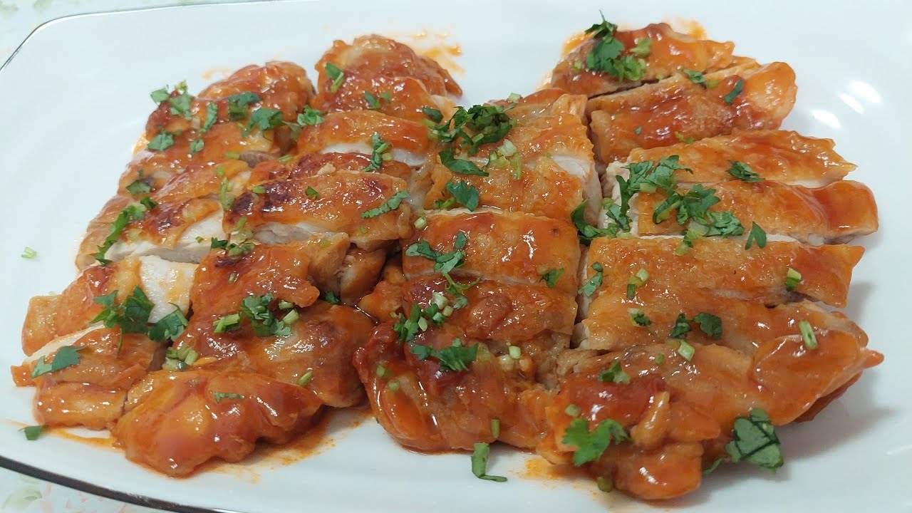 daging paha ayam masak saos tomat ala masakan hongkong kesukaan majikanku@Liya menul