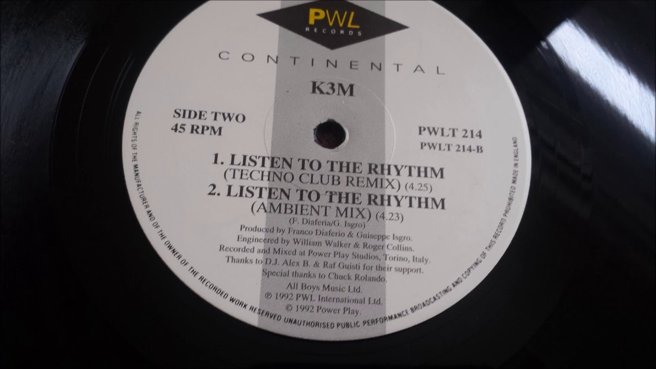 K3M - Listen To The Rhythm (Techno Club Remix)