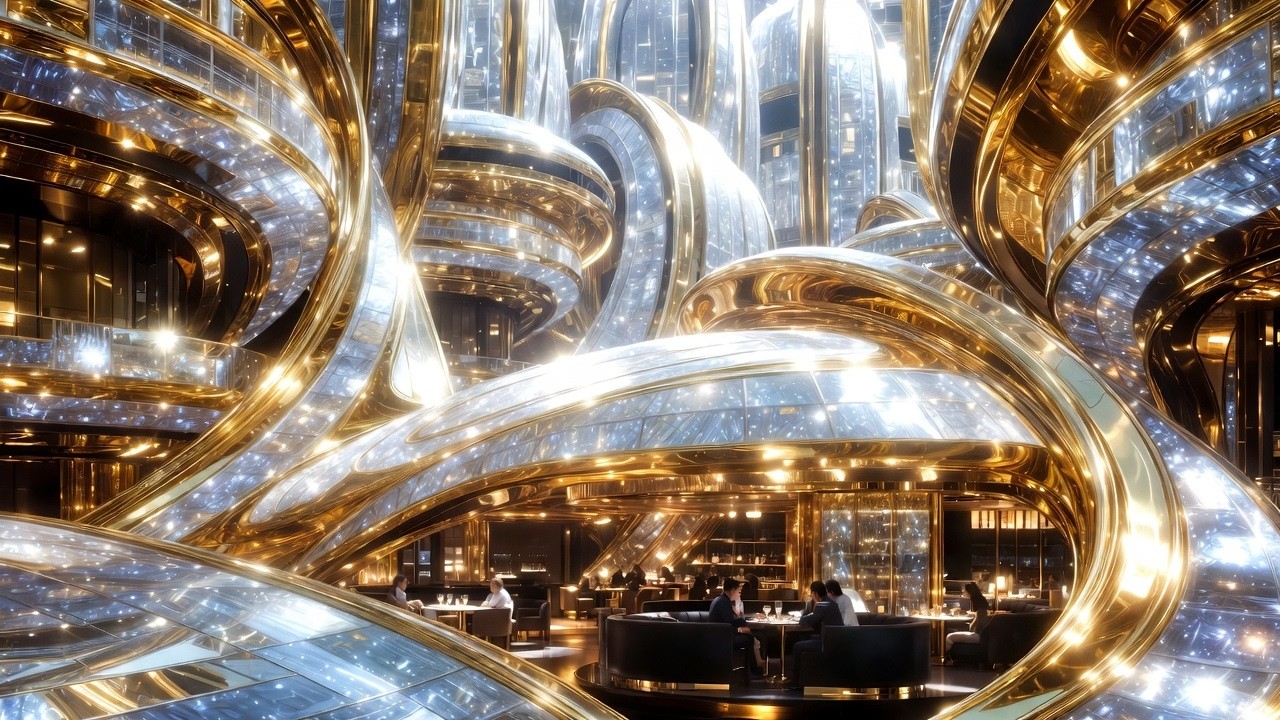 Golden City Luxury Living / Futurist Ambient for Deep Focus & Sleep