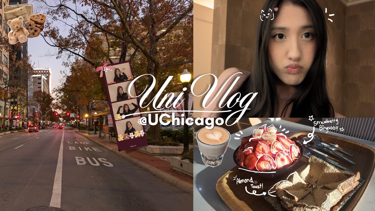 week in my life @uchicago ₊˚☃️༉₊: practicing modeling, interviewing for clubs, studying, yummy cafes