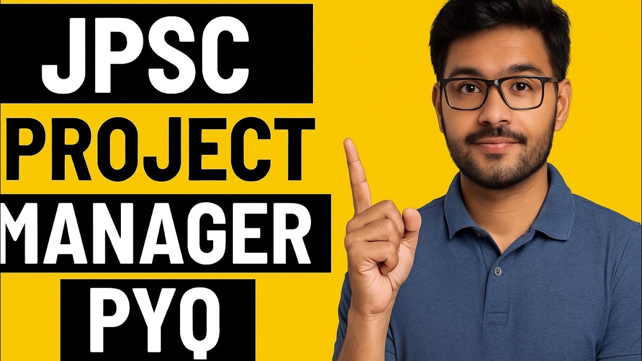 JPSC Project Manager PYQ Discussion #jpsc #projectmanager #jpscjharkhandgs 