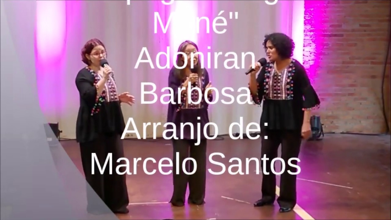 Apaga o Fogo Man&eacute; - Adoniran Barbosa - TRIO VOCAL BENDITA FOLIA