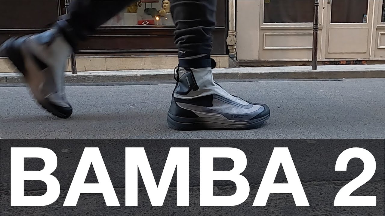 11 by BORIS BIDJAN SABERI x Salomon Bamba 2 Gore Tex during PFW