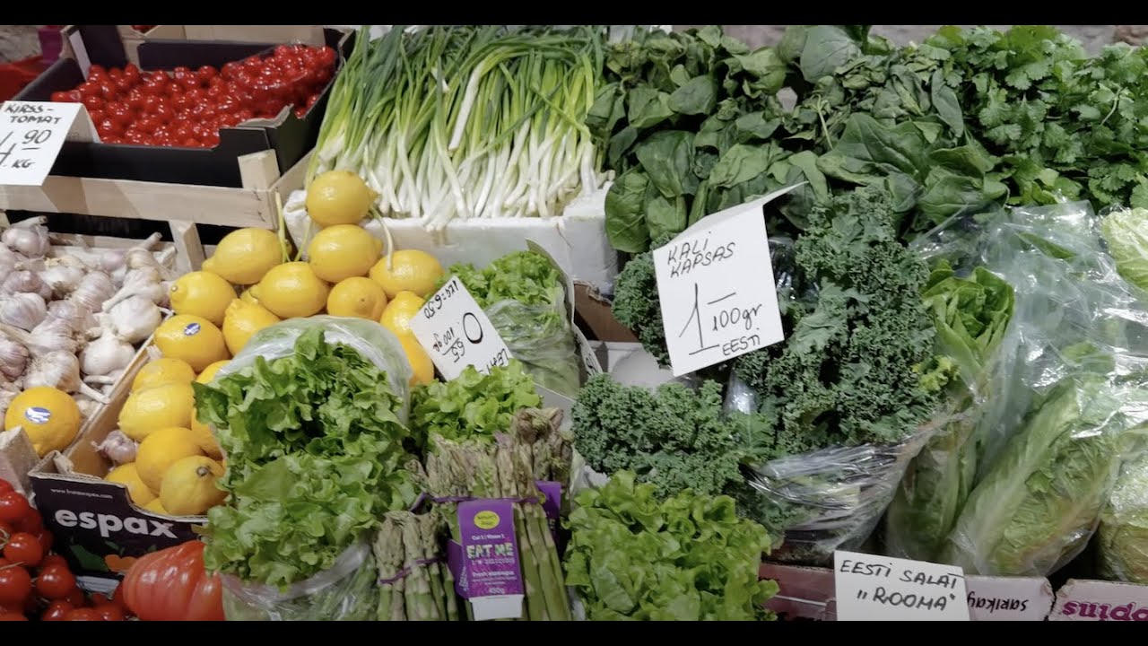 Tallinn - 4K - Market of Balti Station - 2021