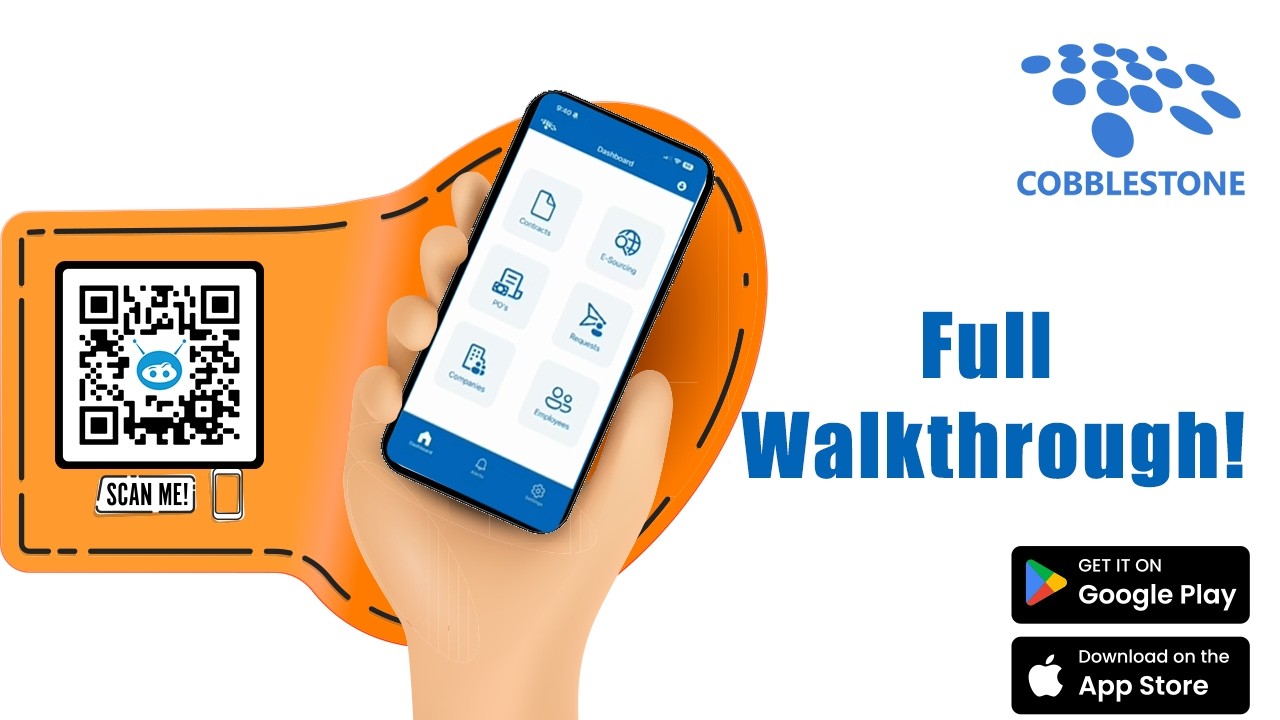 CobbleStone Mobile App – The New Look of Modern Contract Management (iOS & Android)