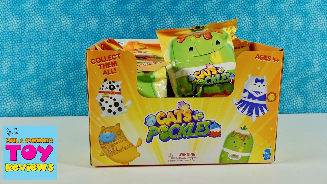 Cats Vs Pickles Plush Blind Bags Opening Review | PSToyReviews