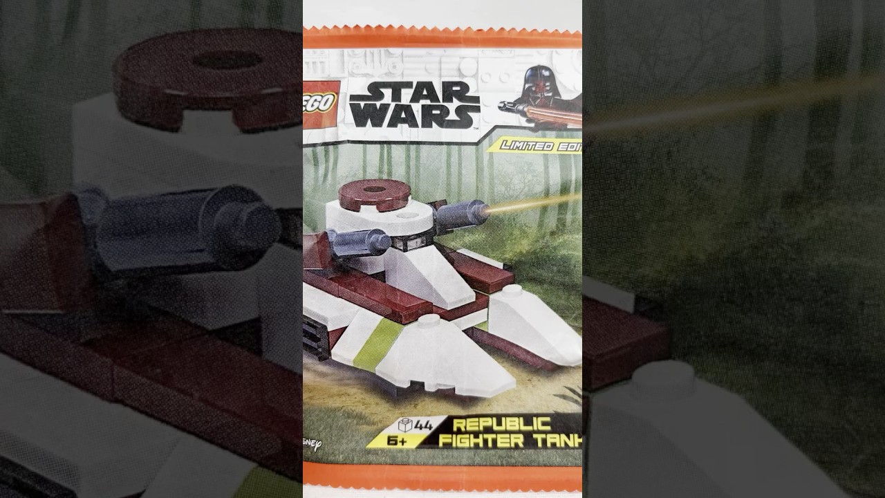 Lego Star Wars Minibuild - Republic Fighter Tank #lego #starwars #minibuild #republic #tank