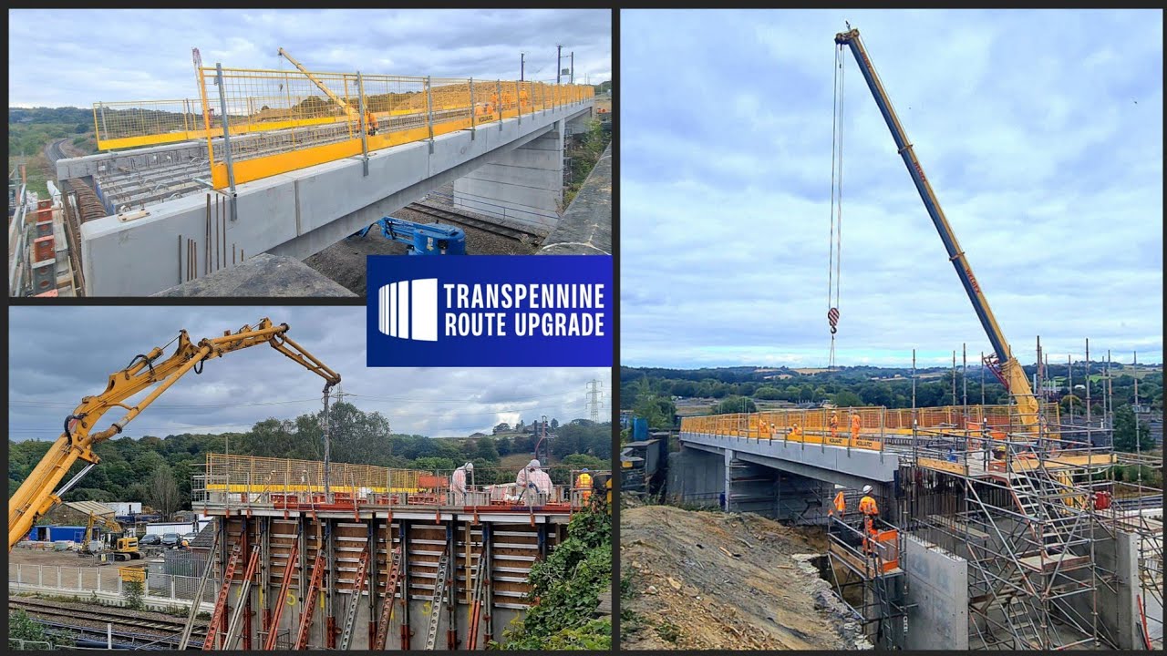 TRU NEWS 👷‍♀️ Eye-catching progress on new bridges as cranes and concrete pourers in action 