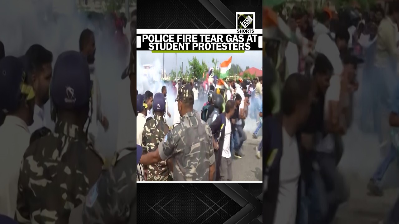 Police fire tear gas as student protest turns tense amid escalating scenes in Ranchi