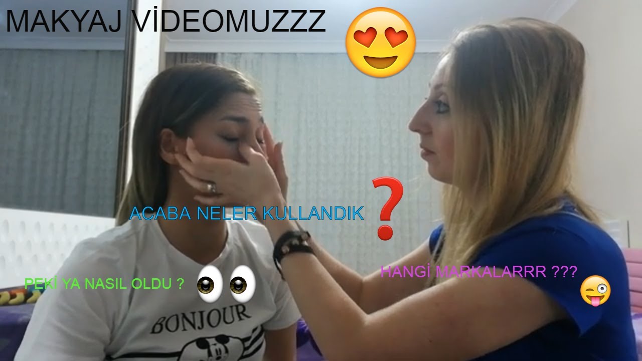 ARKADAŞIMA MAKYAJ YAPIYORUM,MAKE UP,化妆,Huàzhuāng,Сделать,kanete