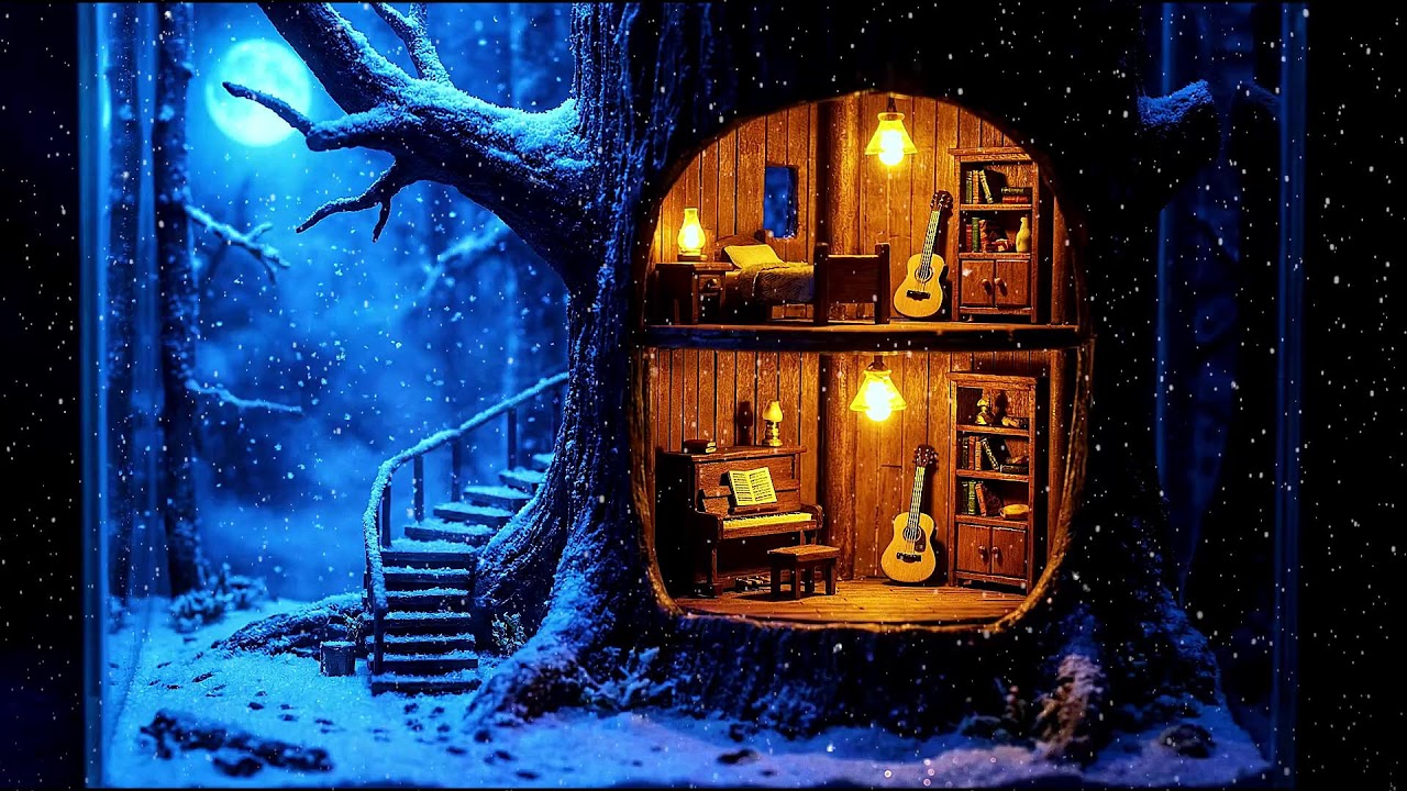 Night Rest Smooth Jazz Piano & Guitar 🌙 Relaxing Instrumental Music for Sleep