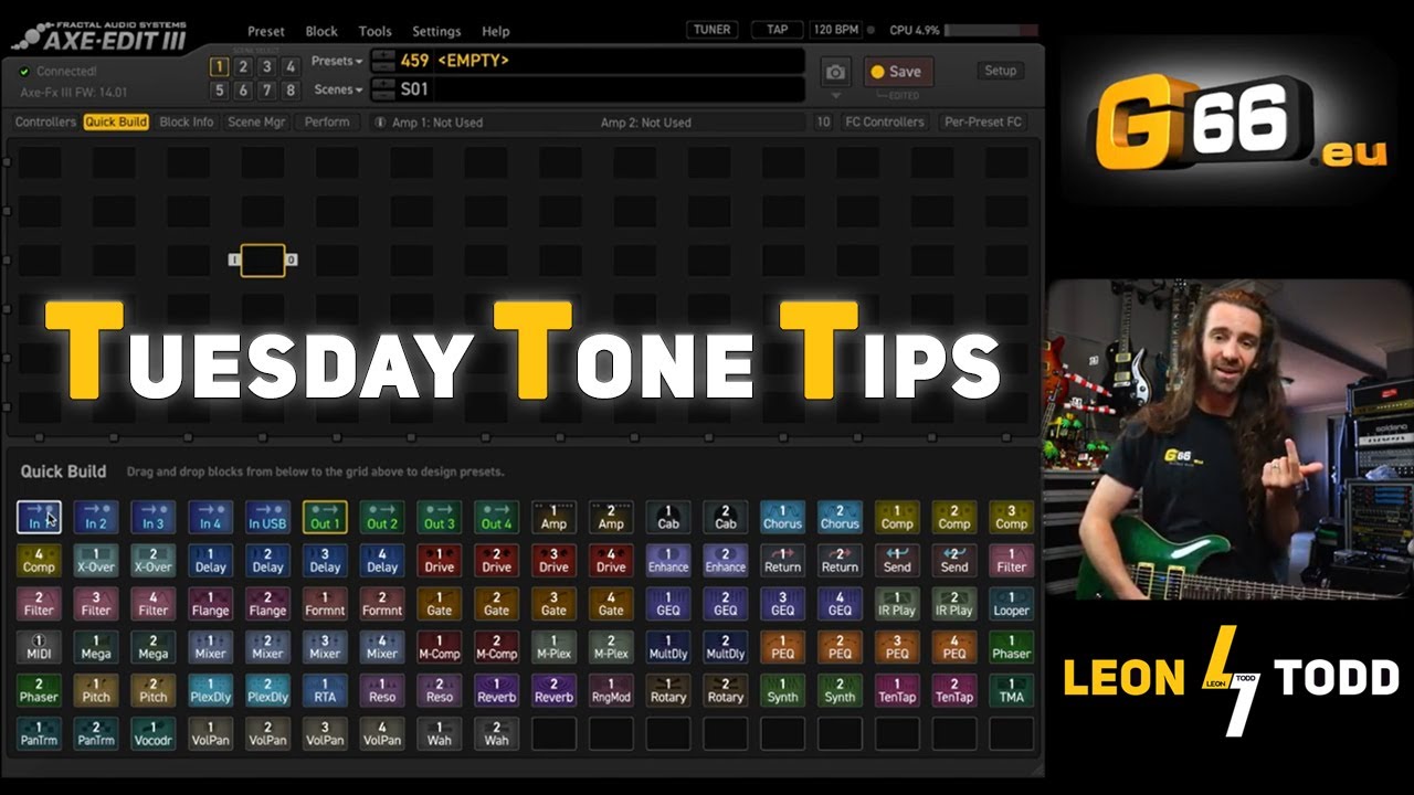 Tuesday Tone Tip - Axe-Edit Features and Functions
