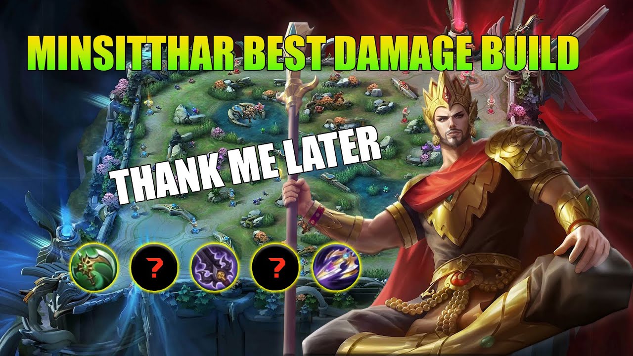 🔥 MINSITTHAR Best Damage Build & Emblem Setup 2025 | Mobile Legends #mlbb