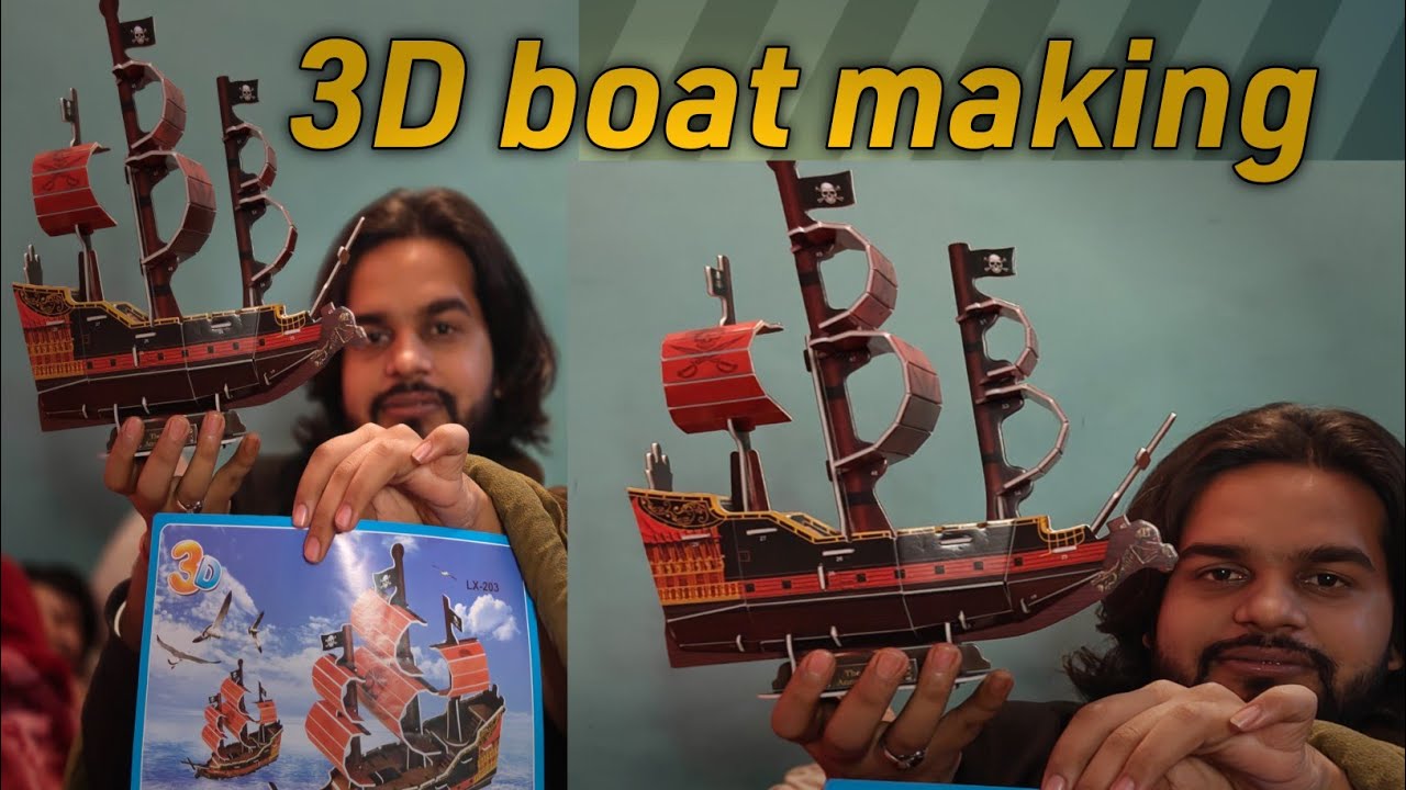 3D boat making video #3dmaking #3danimation #3dboat #youtubeshorts #trending 