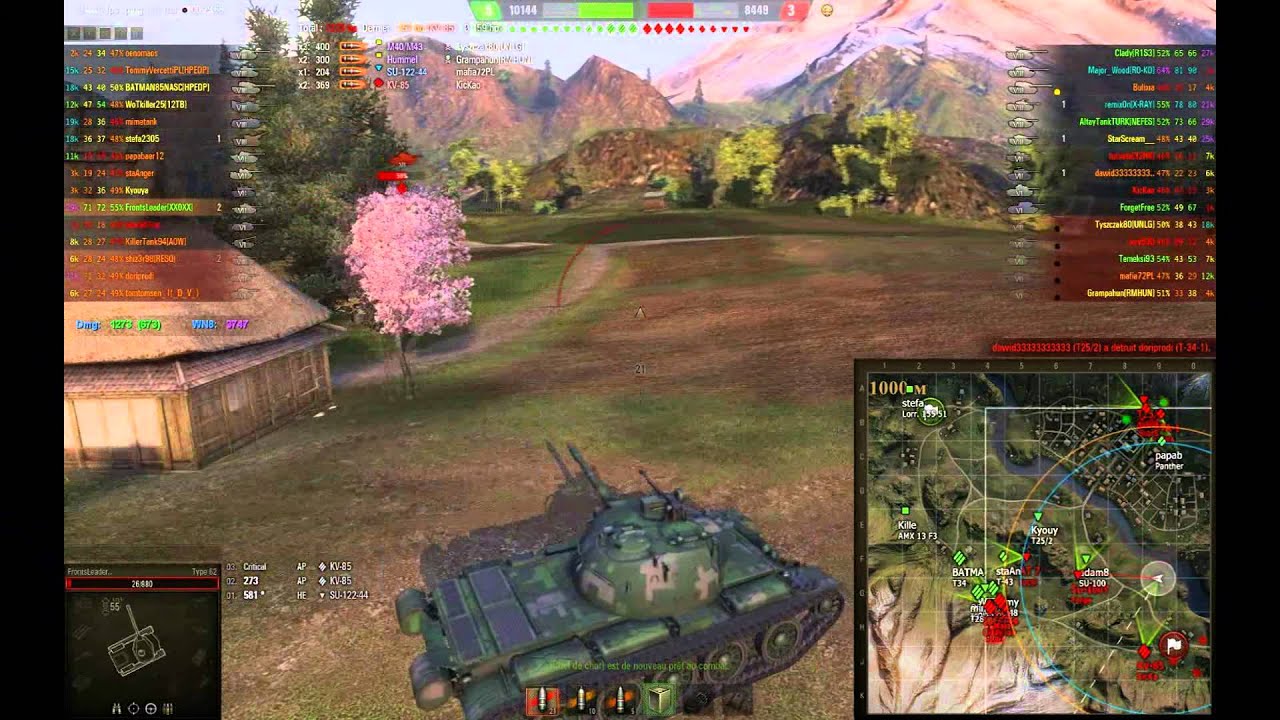 [World of Tanks] Type 62 | +5k WN8 | 3 Kills | 1571 dmg | wining a 35% chance game