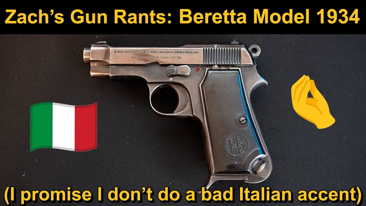 The Suprising Disassembly of the Beretta Model 1934