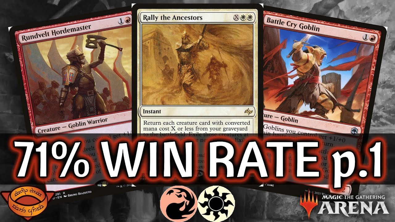 🔴⚪ Boros Goblins, 71% Win Rate part 1 | MTG Arena | Explorer | BO3 | The Lord of the Rings