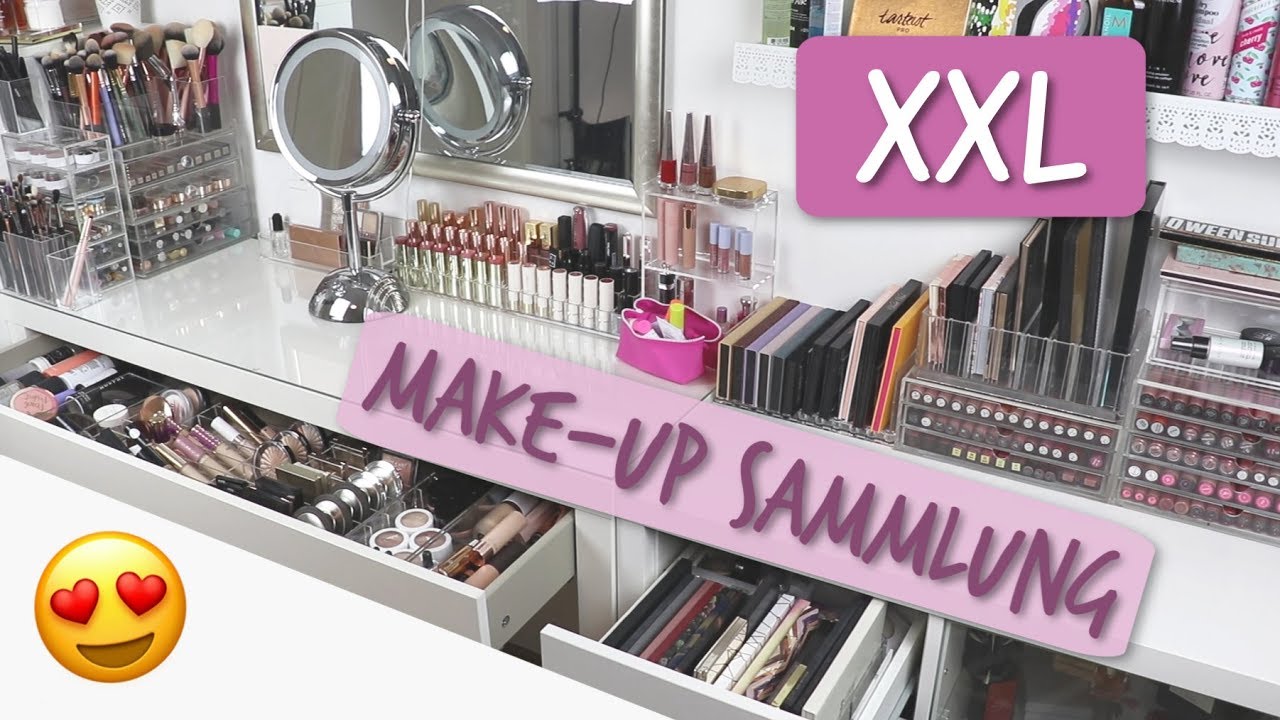 XXL MAKE UP SAMMLUNG & AUFBEWAHRUNG 😍 UPDATE 2019 | Mein HighEnd Traum
