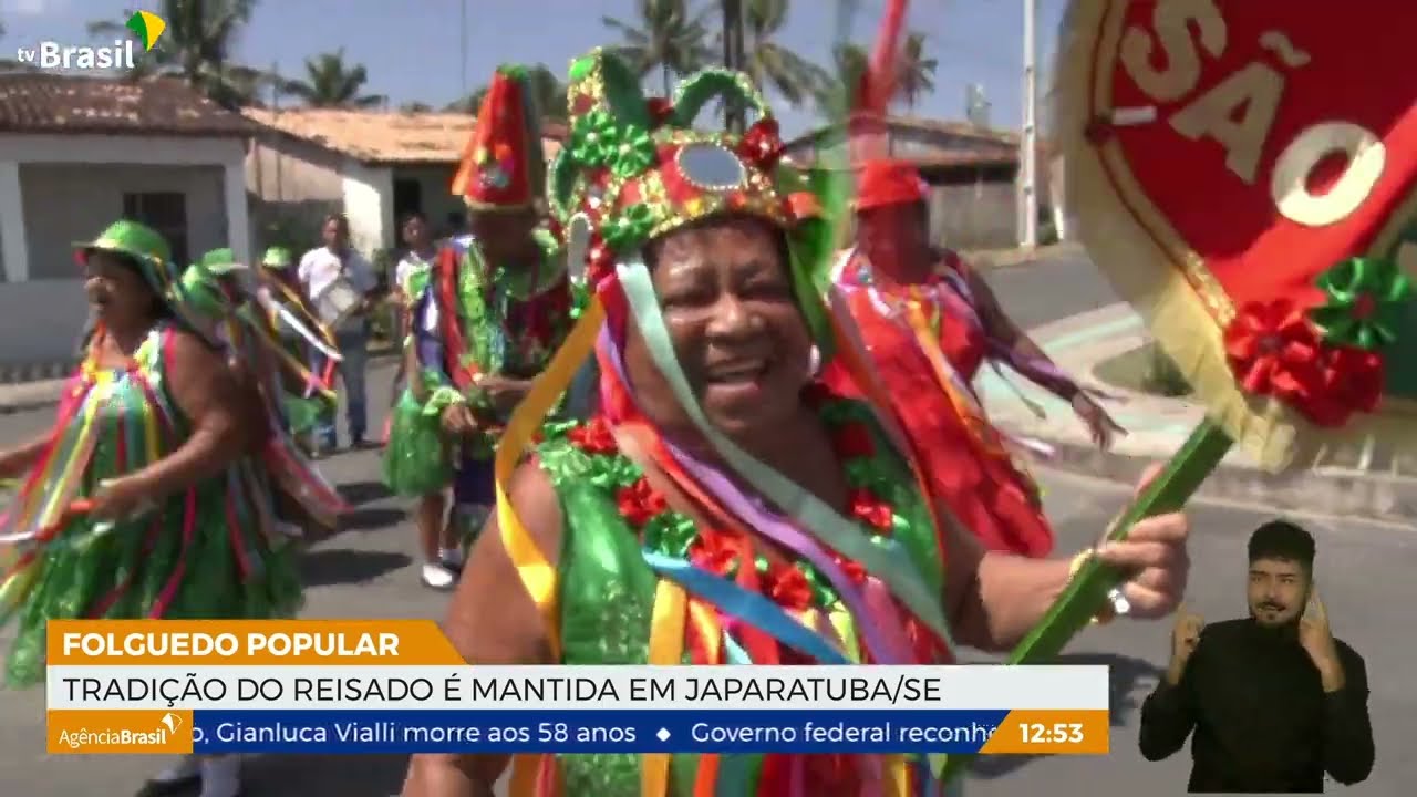 Tradição do reisado é mantida em Japaratuba, no Sergipe