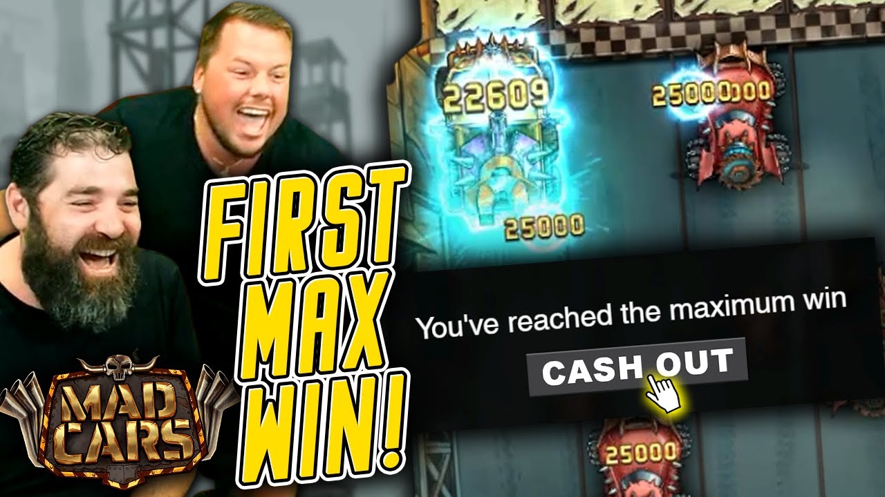 We Finally Did It - Mad Cars Paying HUGE! FIRST EVER SLOT MAX WIN!