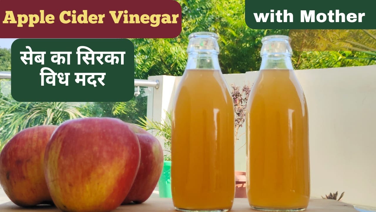 घर पर सस्ते में आसानी से बनाएं सेब का सिरका विध मदर | How to make apple cider vinegar