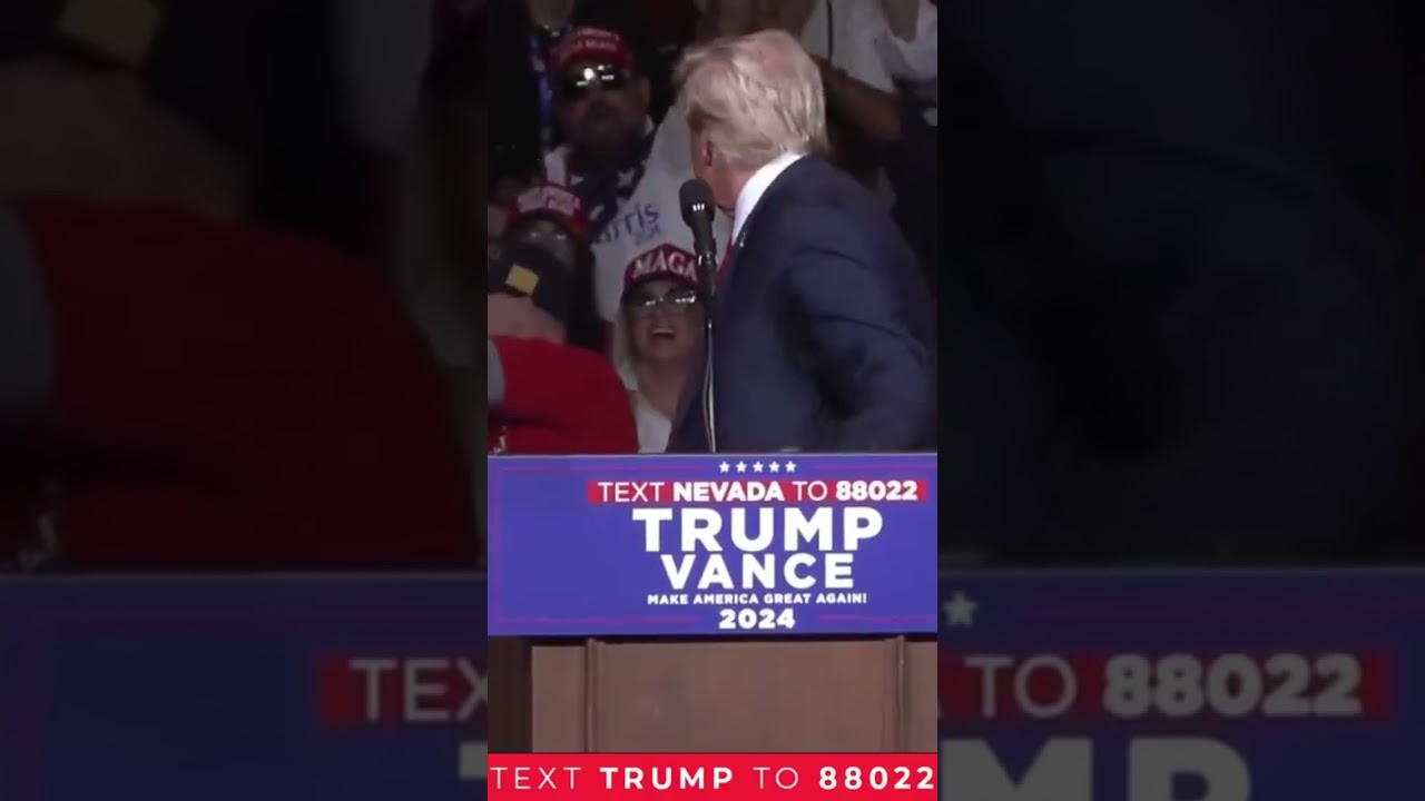WHOLESOME MOMENT: President Trump Hears A Crying Baby in the Crowd ❤️