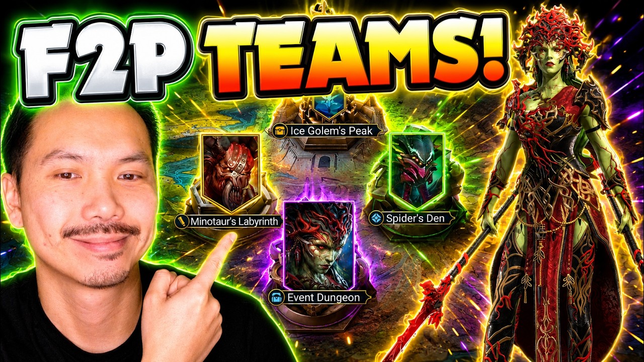 EASIEST F2P EVENT DUNGEON GUIDE! BUDGET TEAMS THAT WORK! | RAID: SHADOW LEGENDS