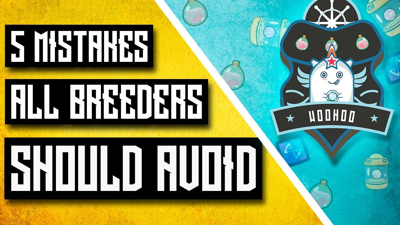 5 MISTAKES ALL BREEDERS SHOULD AVOID