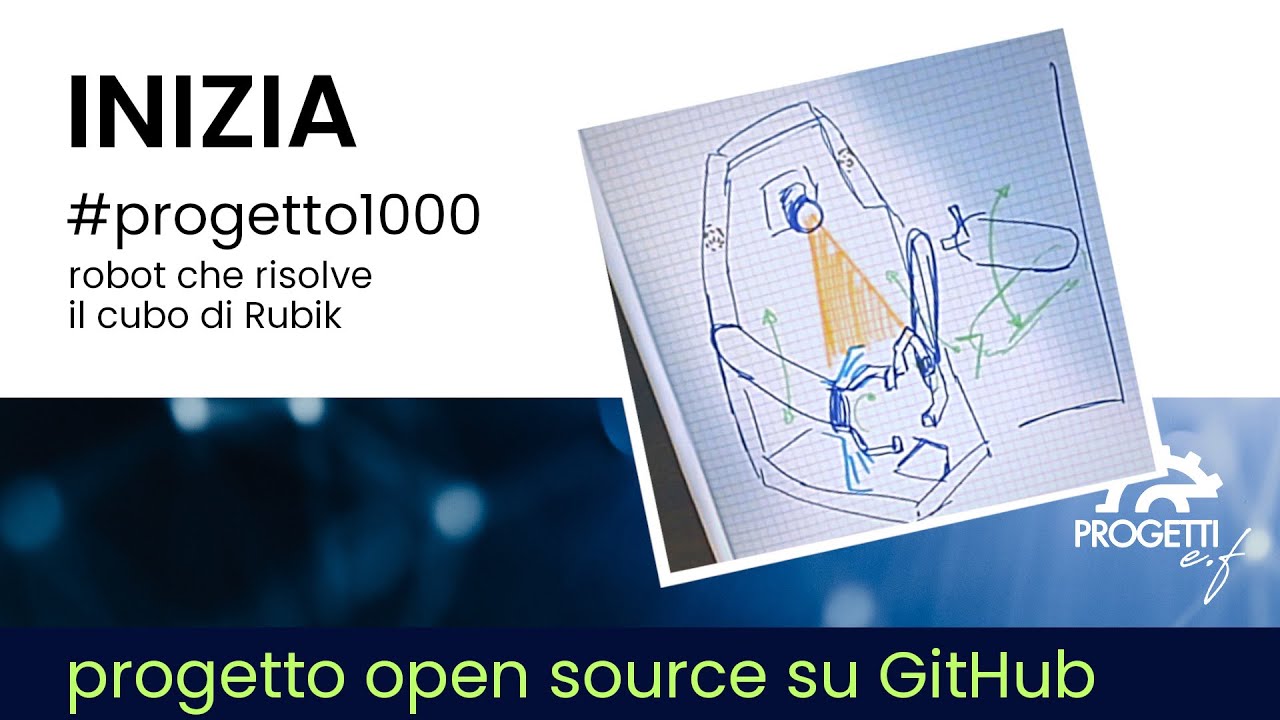 Progetto1000 • Robot che risolve il Cubo di Rubik con Arduino