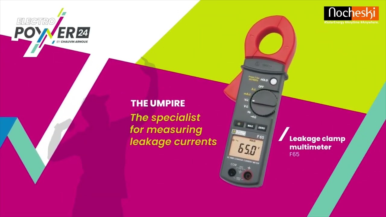 Nocheski present  -Power instruments  Campaign by Chauvin Arnoux