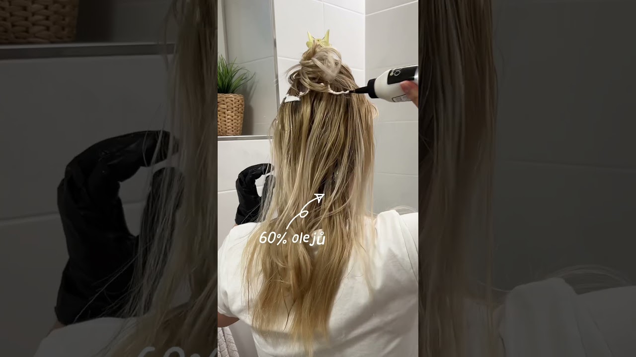 refresh odrostům s barvou olia 🫶🏻 #garnierczsk #garnierolia #olia #barvanavlasy #spoluprace #hair