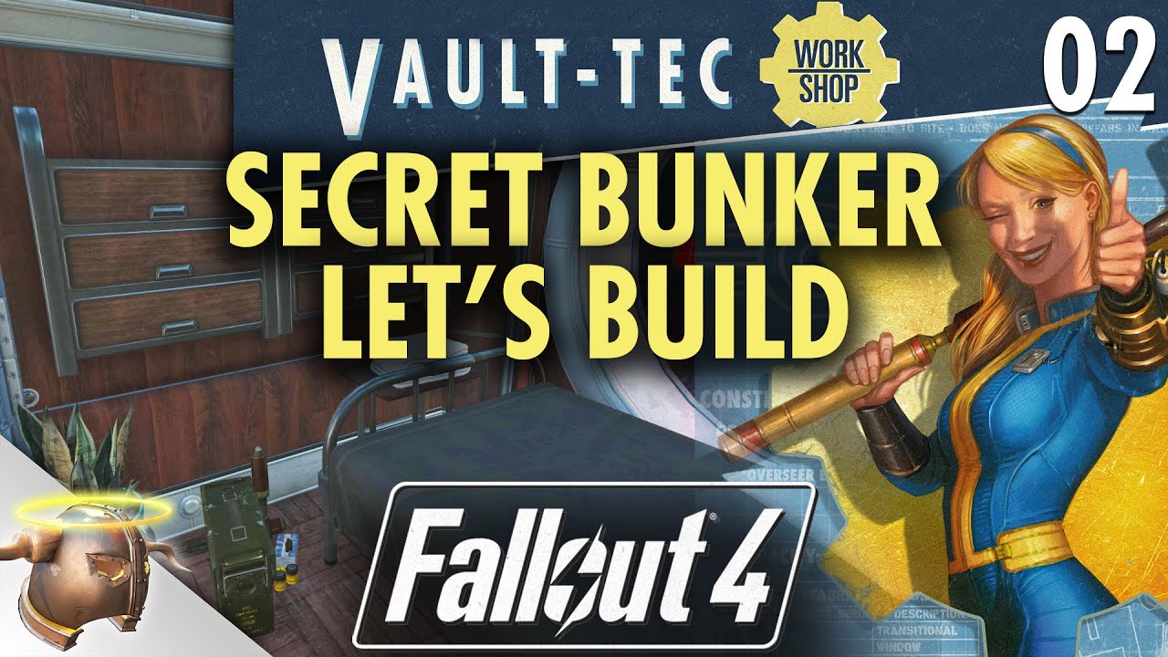 Fallout 4: SECRET BUNKER Vault-Tec DLC Let's Build with EvilViking13 - EPISODE 2 | RangerDave