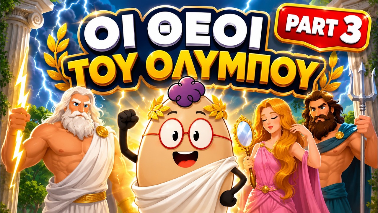 Το Egg και οι θεοί του Ολύμπου για το νηπιαγωγείο και το δημοτικό | Μέρος 3ο