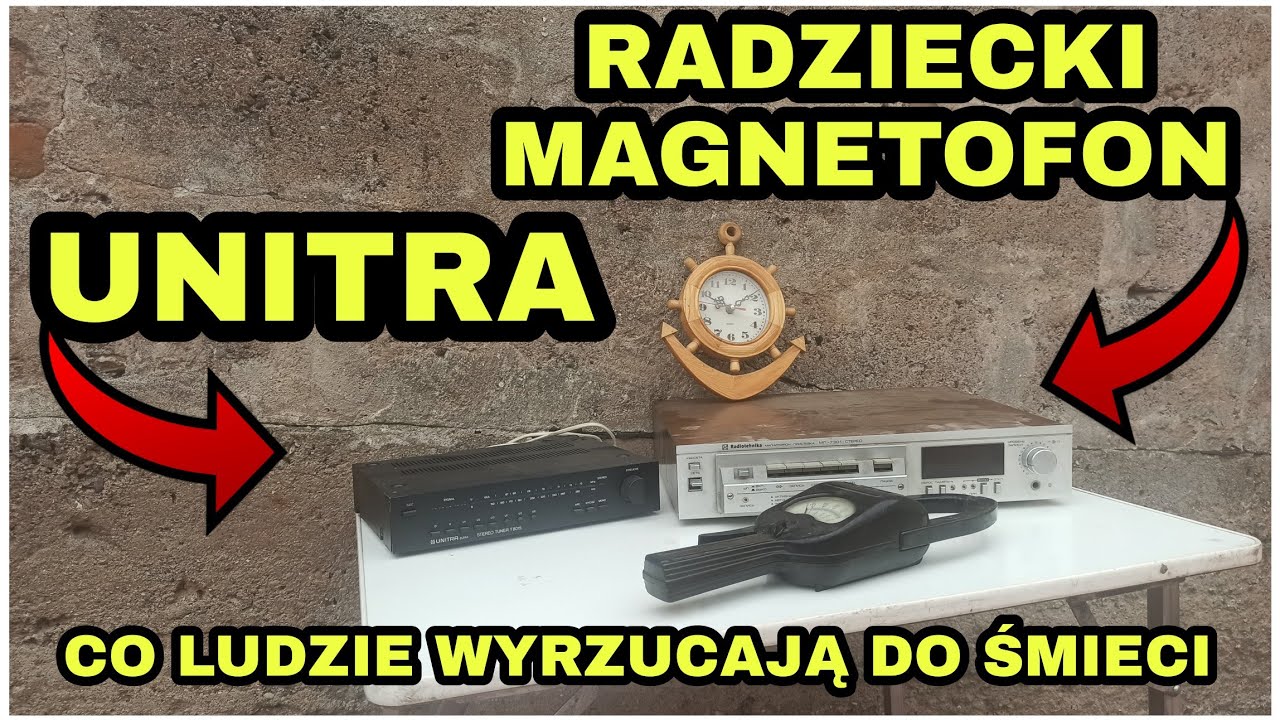 Co ludzie wyrzucają do ŚMIECI odc. 8 UNITRA Radziecki MAGNETOFON Radiotechnika