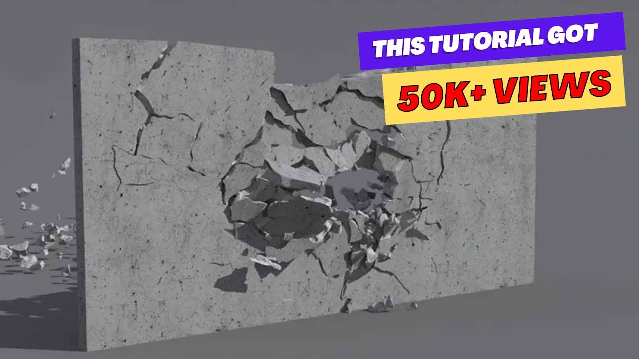 Houdini Introduction to RBD I | Wall Destruction Tutorial