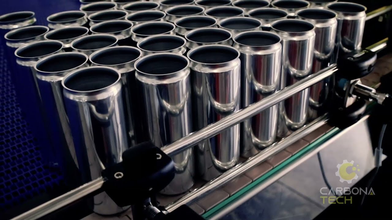 Equipamentos Carbonatech: máquina automática para latas L-500