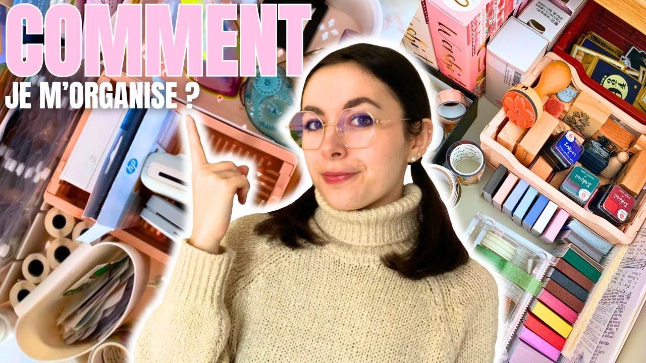 Comment je range mon matériel de scrapbooking | Shescrapbook